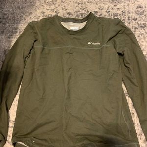 Columbia green long sleeve